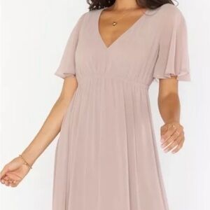 Show Me Your Mumu Emily Empire Maxi Dress Size 3X Soft  Beige NEW​​​​